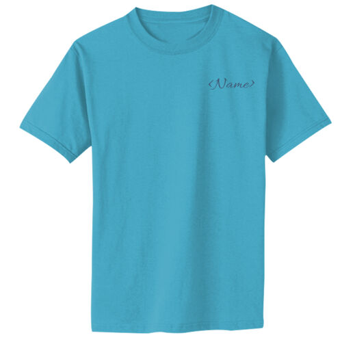 Name with Back Design - Toddler Core Cotton Tee Thumbnail