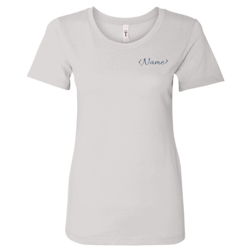 Name with Back Design - Women's Ideal T-Shirt Thumbnail